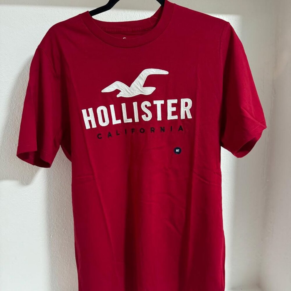 Hollister Cotton Logo Graphic Tee